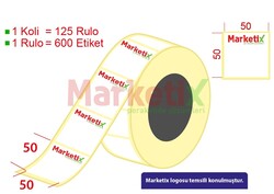 Marketix - 50x50 mm Terazi Etiketi Baskılı