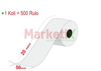 56x20 Metre Termal Rulo Baskısız