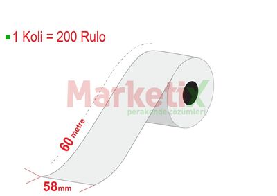 58x60 Metre Termal Rulo Baskısız