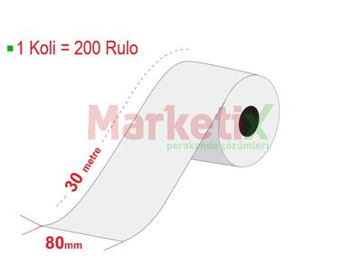 80x30 Metre Termal Rulo Baskısız