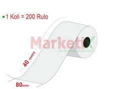 Marketix - 80x40 Metre Termal Rulo Baskısız