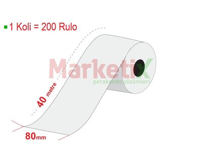 80x40 Metre Termal Rulo Baskısız