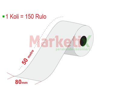 80x50 Metre Termal Rulo Baskısız