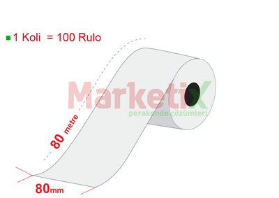 80x80 Metre Baskısız Termal Rulo