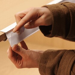 Ahşap Raf Etiketlik / Beyaz / h:40 mm - 2