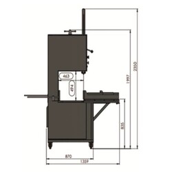 TES-500 Et ve Kemik Testeresi - 4