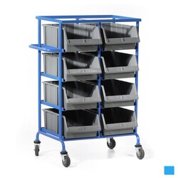 Marketix - Avadanlık Taşıma Arabası Çiftli 250 kg