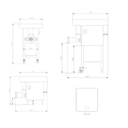 FW N32/98 Kıyma Makinası - 6