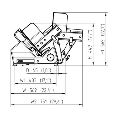 GSP H Dilimleme Makinası / Yatık