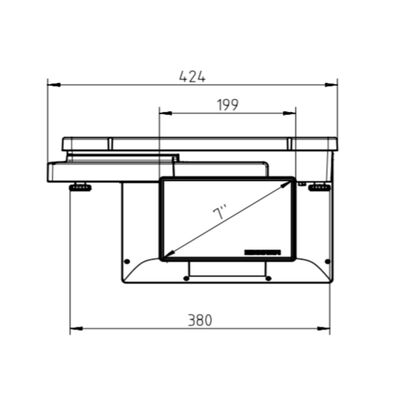 K3 100 Barkodlu Terazi / 15 kg