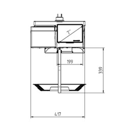 K3 400 Dokunmatik Barkodlu Terazi - 4