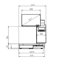 K3 800 Dokunmatik Barkodlu Terazi - 2