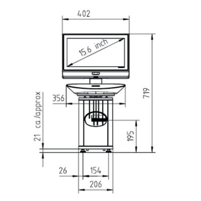 MC II 500 Pro Barkodlu Terazi / 15 kg