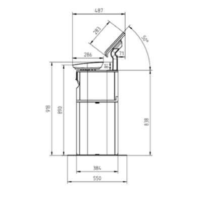 MC II 500 Pro Barkodlu Terazi / 15 kg