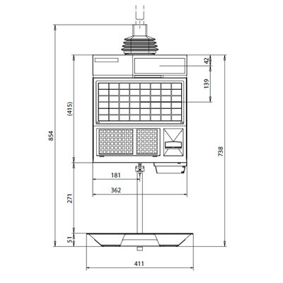 SC II 400 Barkodlu Terazi / 15 kg