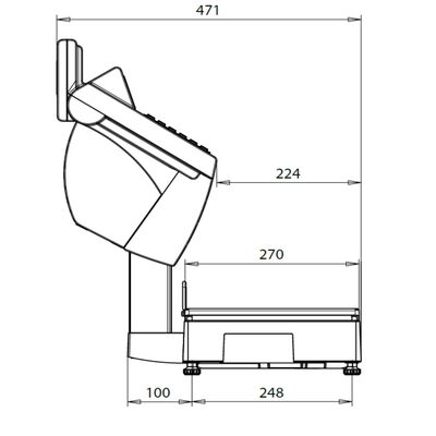 SC II 800 Barkodlu Terazi / 15 kg