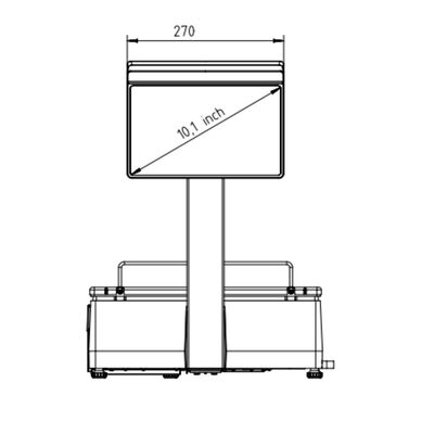 XC II 800 Pro Barkodlu Terazi / 15 kg