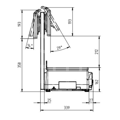 XC II 800 Pro Barkodlu Terazi / 15 kg