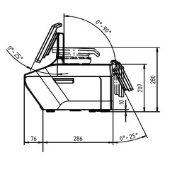 XC II 300 Dokunmatik Barkodlu Terazi - 8