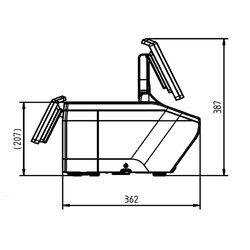 XC II 300 Dokunmatik Barkodlu Terazi - 9