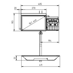 XC II 400 Dokunmatik Barkodlu Terazi - 3