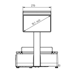 XC II 800 Dokunmatik Barkodlu Terazi - 12