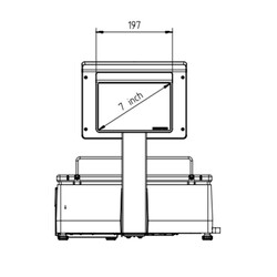 XC II 800 Dokunmatik Barkodlu Terazi - 15