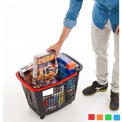 Black Roll Tekerlekli Alışveriş Sepeti 55 Litre - 4