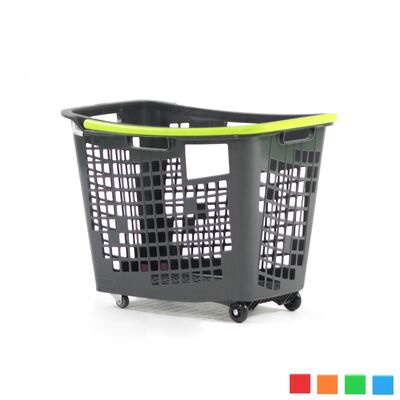 Black Roll Tekerlekli Alışveriş Sepeti 55 Litre