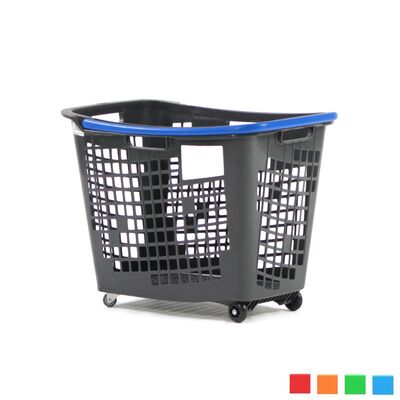 Black Roll Tekerlekli Alışveriş Sepeti 55 Litre