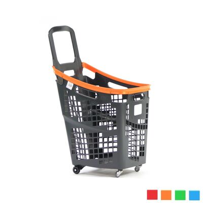 Black Roll Tekerlekli Alışveriş Sepeti 65 Litre