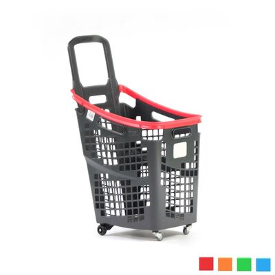 Black Roll Tekerlekli Alışveriş Sepeti 65 Litre