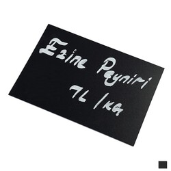 Yazı Kartı / Düz / PVC - 2