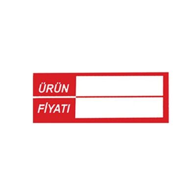 Fiyat Etiketi / Silinebilir / Renkli / PVC