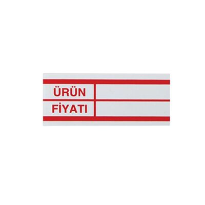 Fiyat Etiketi / Silinebilir / Renkli / PVC