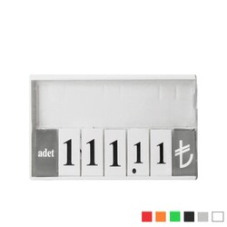 Marketix - Fiyat Kaseti / Rakamlı / 120x80 mm