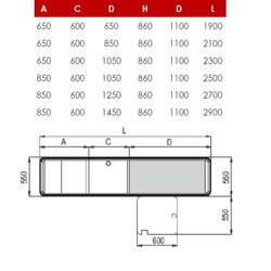 INFINITY Kasa / Yarım Havuz / Bantlı - 2