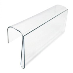 Marketix - Kanallı Pleksi Etiketlik / Şeffaf / h:100 mm