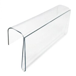 Marketix - Kanallı Pleksi Etiketlik / Şeffaf / h:40 mm