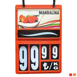 Marketix - Manav Askılı Fiyat Kaseti / 4 Hane