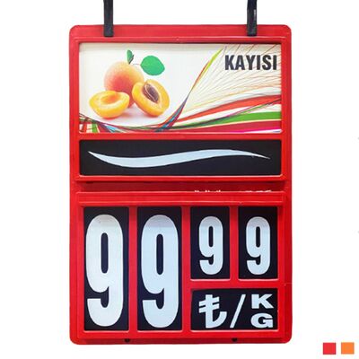 Manav Askılı Fiyat Kaseti / 4 Hane