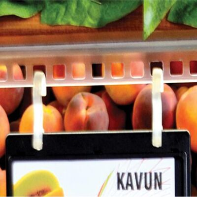 Manav Fiyat Kaseti Pervaz Askılığı / Yapışkanlı