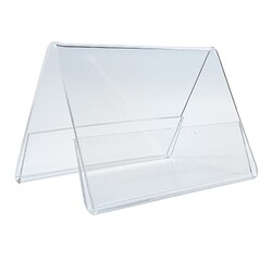 Marketix - Masaüstü Çatı Tipi Vitrin Etiketliği ve Föylük