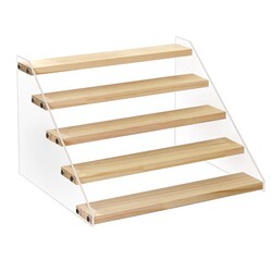 Merdiven Stant / Pleksi & Ahşap - 2