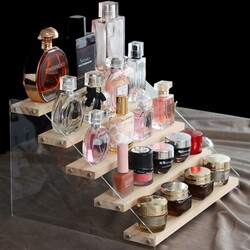 Marketix - Merdiven Stant / Pleksi & Ahşap