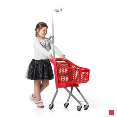 Party Plastik Çocuk Market Alışveriş Arabası