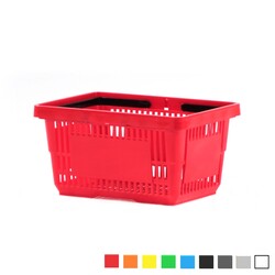 Plastik Alışveriş El Sepeti 22 Litre - 4