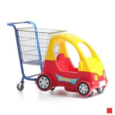 Play Plastik Çocuk Market Alışveriş Arabası