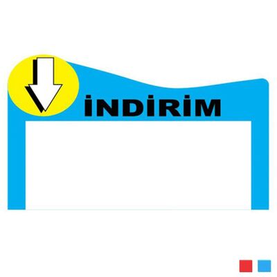 Promosyon İndirim Etiketliği