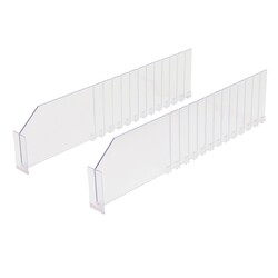 Marketix - Raf Ürün Ayırıcı Seperatör / h:12 cm / Derinlik:18,5 - 48,5 cm